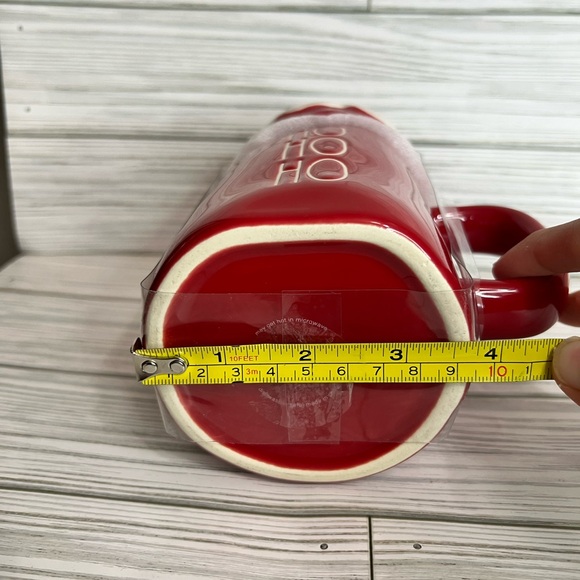 Rae Dunn NEW Red HO HO HO Santa claus Microwave safe Christmas Coffee Mug - Picture 10 of 11